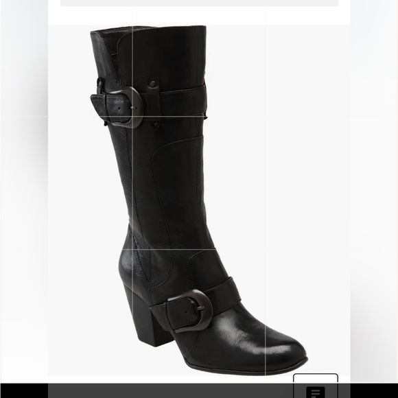 Born Black Black Leather Buckle Boots - Picture 7 of 7